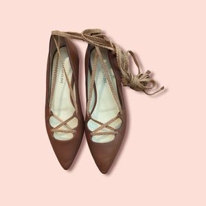 Sarah Flint Natacha lace-up flats